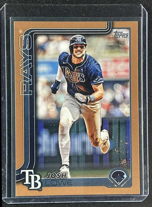 JOSH LOWE 2025 TOPPS #497 GOLD 90/2025 RAYS