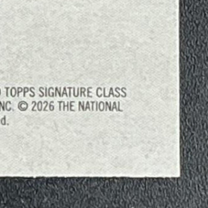 2025 Topps Signature Class Nikola Topic #47 Chrome Veteran Pink Refractor /75