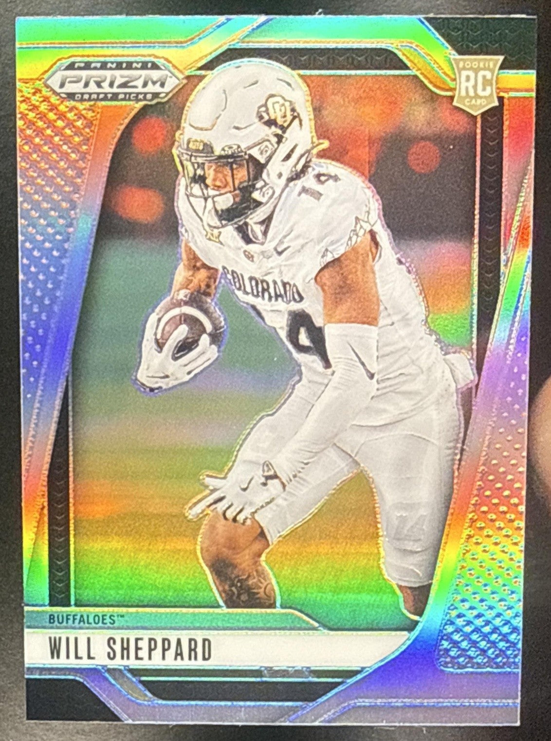 WILL SHEPPARD 2025 PANINI PRIZM DRAFT PICKS #23 SILVER RC BUFFALOES