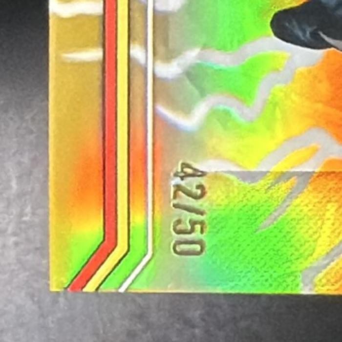2026 Topps Chrome Marvel Comics Sabretooth Storm's Gold Lightning Refractor /50