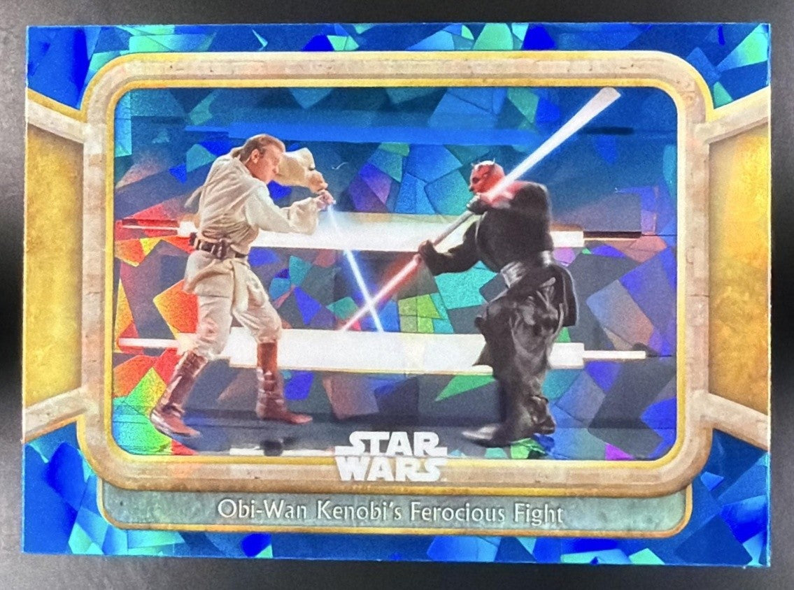 2024 Topps Chrome Sapphire Star Wars Obi-Wan Kenobi s Ferocious Fight #88