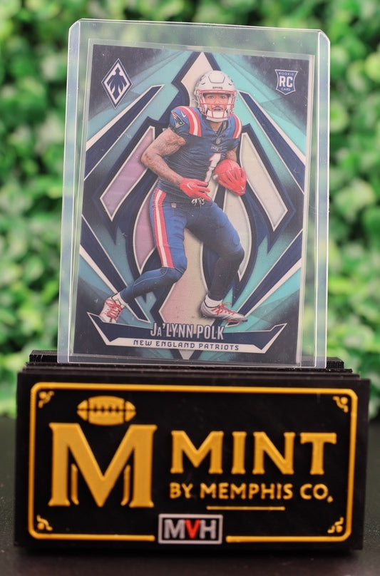 JALYNN POLK2024 PANINI PHOENIX #190 TEAL FADE /72 RC PATRIOTS