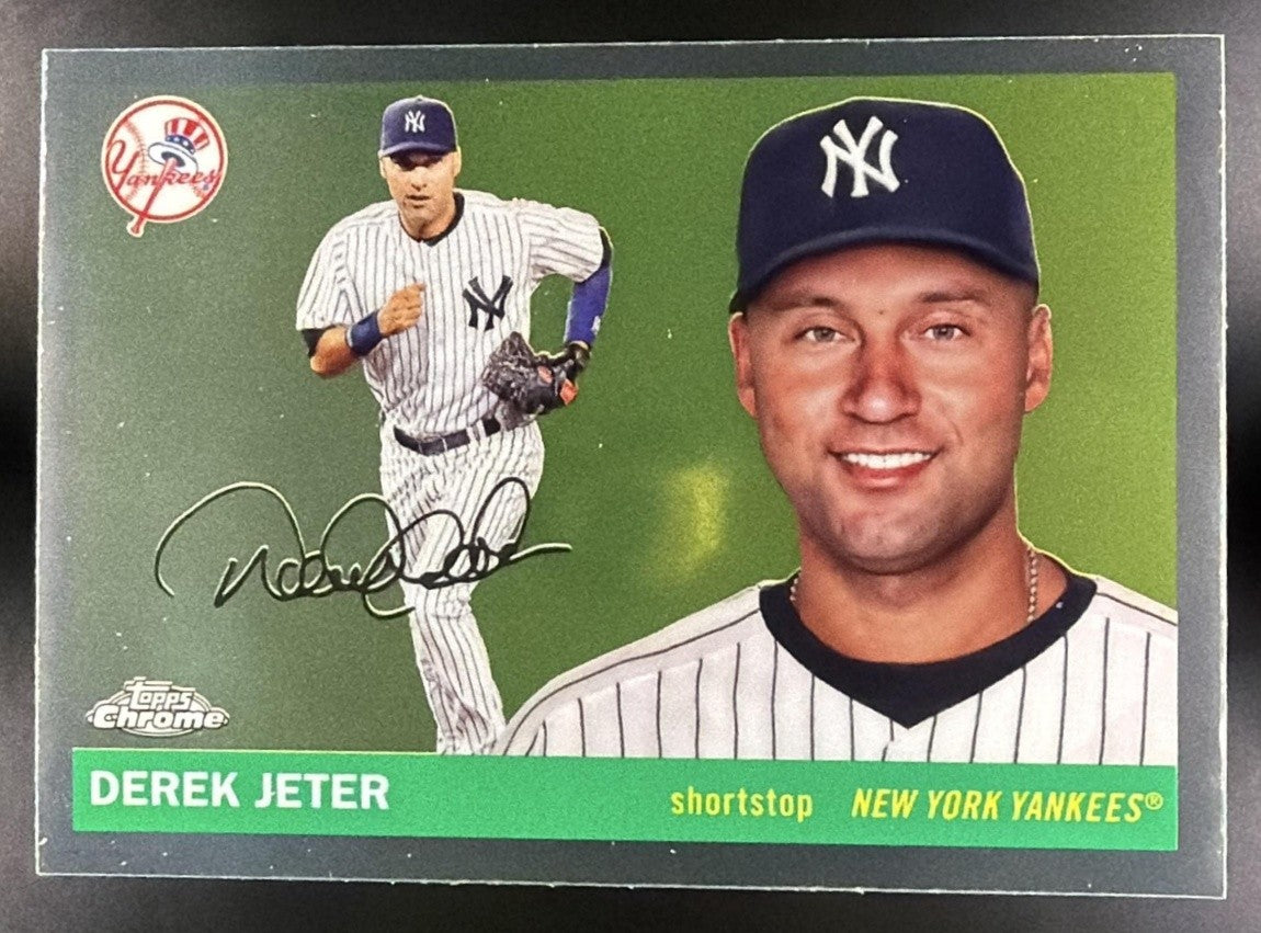 DEREK JETER 2025 TOPPS CHROME PLATINUM ANNIVERSARY #458 YANKEES