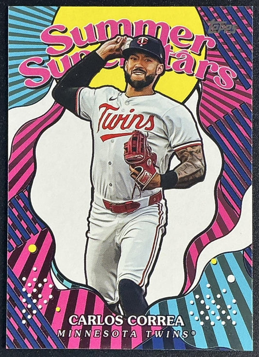 CARLOS CORREA 2025 TOPPS #SS-25 SUMMER SUPERSTARS TWINS
