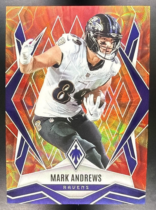 MARK ANDREWS 2025 PANINI PHOENIX #59 FIRE BURST PRIZM /350 RAVENS