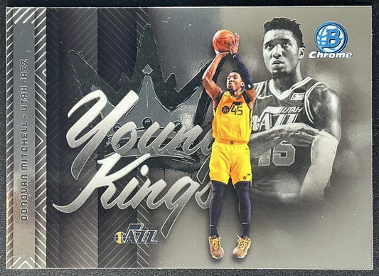 DONOVAN MITCHELL 2025-26 BOWMAN #YK-15 CHROME YOUNG KINGS JAZZ