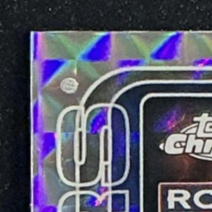 DALTON RUSHING 2025 TOPPS CHROME UPDATE #USC129 GEOMETRIC REFRACTOR RC DODGERS