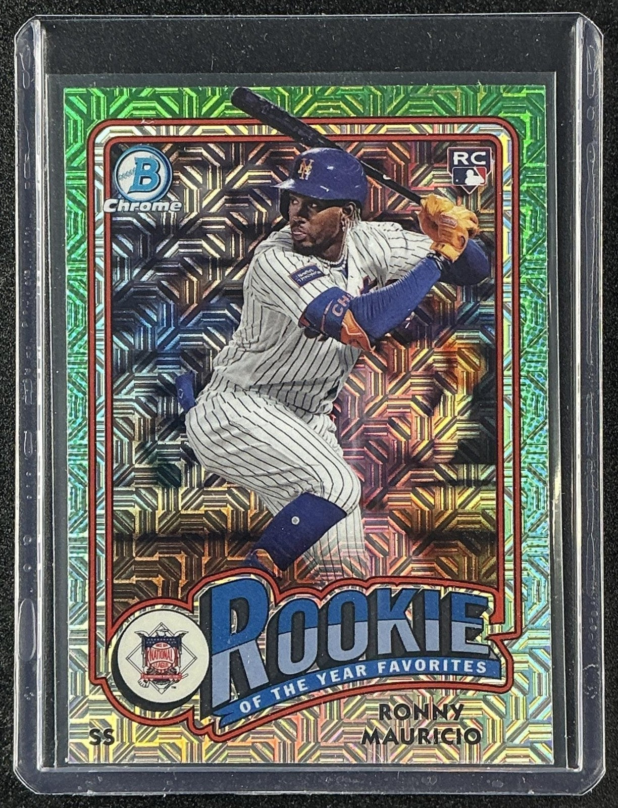 RONNY MAURICIO 2024 BOWMAN MEGA BOX #ROY-1 ROOKIE OF THE YEAR FAVORITES METS