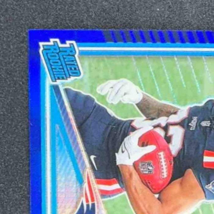 2025 Panini Donruss Optic TreVeyon Henderson #248 Rated Rookie Blue Hyper Prizm