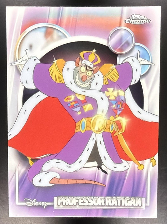 2026 Topps Chrome Disney Professor Ratigan #41 Refractor