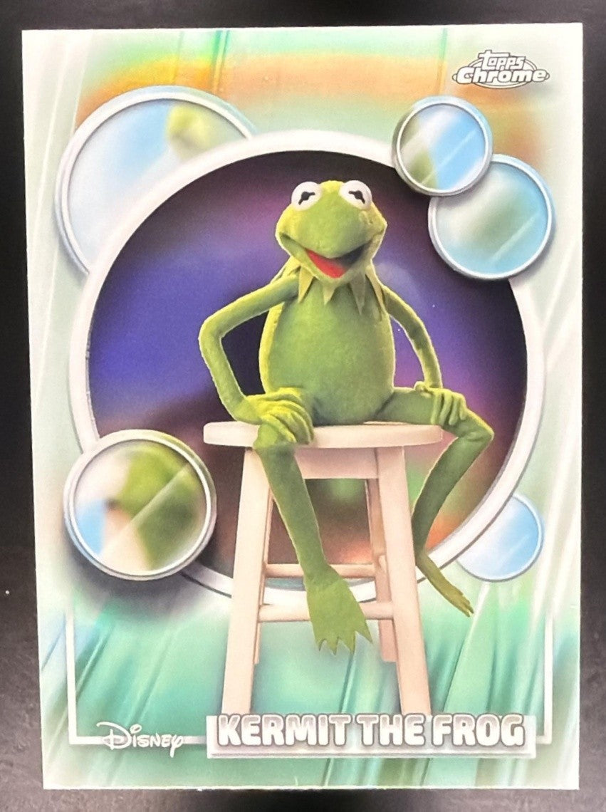 KERMIT THE FROG 2026 TOPPS CHROME DISNEY #55 REFRACTOR MUPPETS