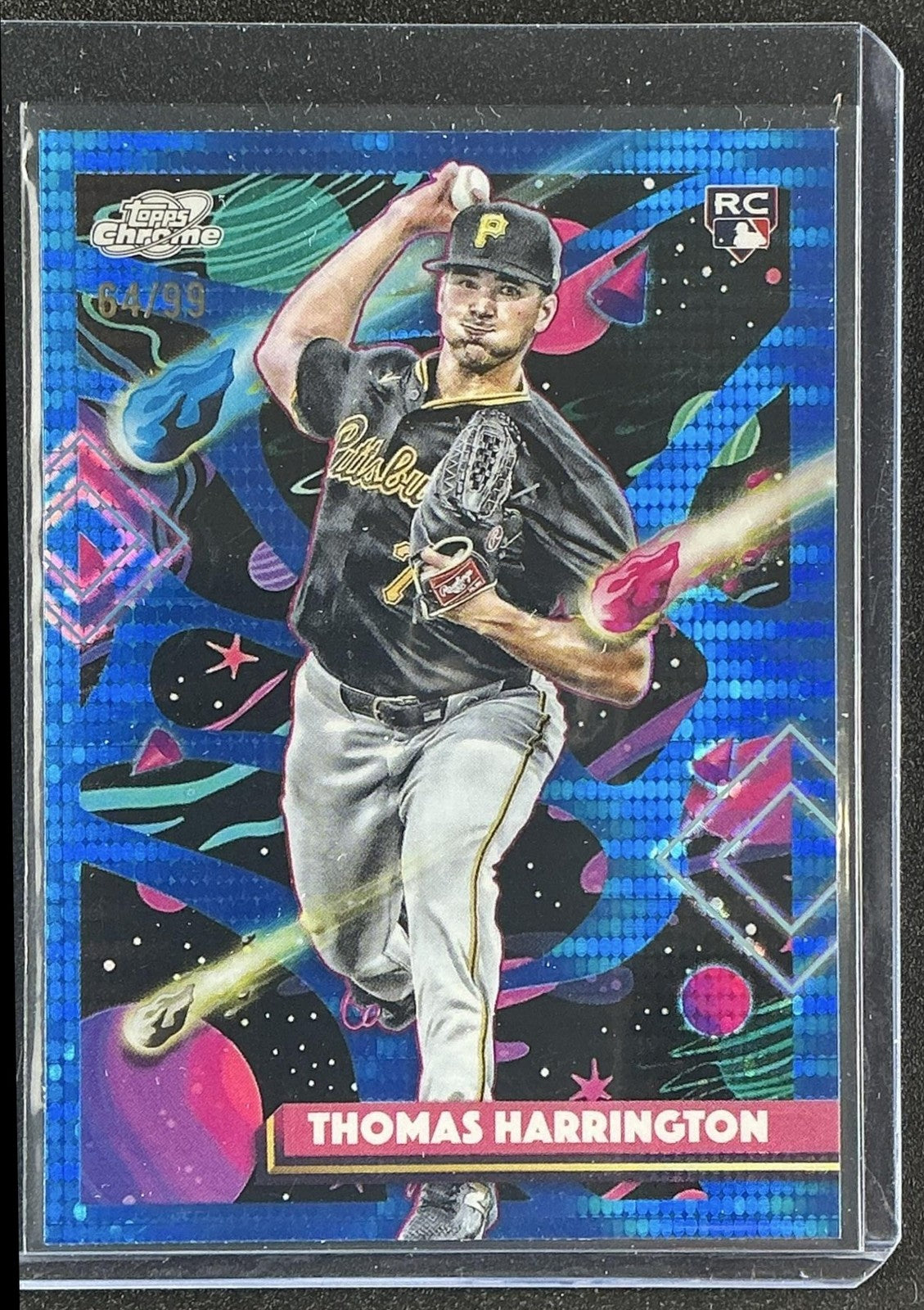 2025 Topps Cosmic Chrome Thomas Harrington #79 Blue Moon Refractor /99 RC