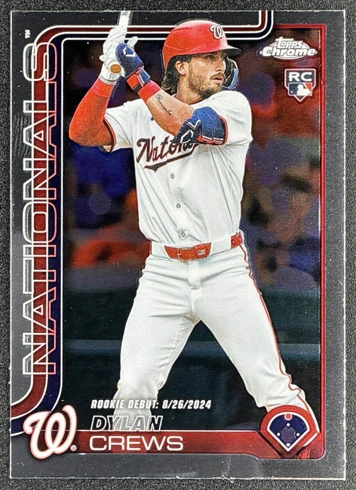 DYLAN CREWS 2025 TOPPS CHROME UPDATE #USC190 RC NATIONALS