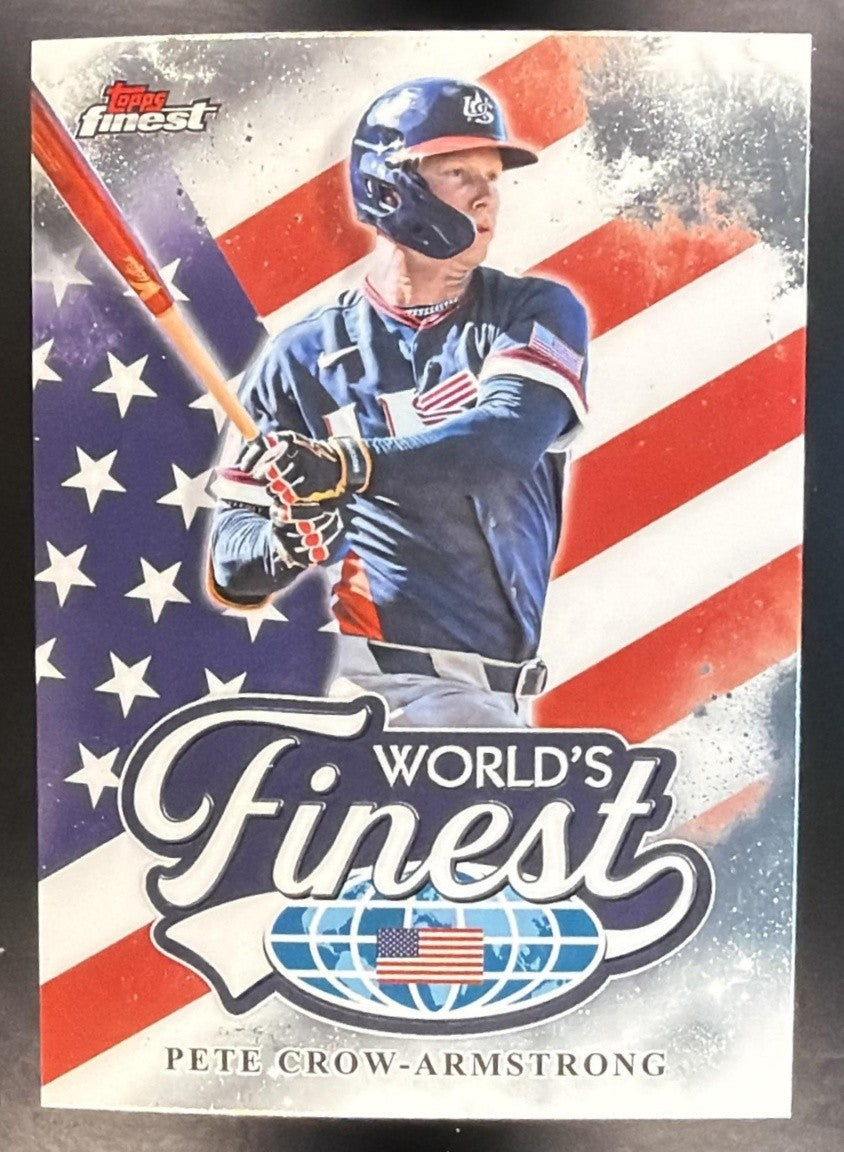 PETE CROW-ARMSTRONG 2026 TOPPS FINEST #WF-8 WORLDS