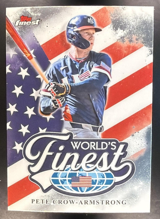 PETE CROW-ARMSTRONG 2026 TOPPS FINEST #WF-8 WORLDS