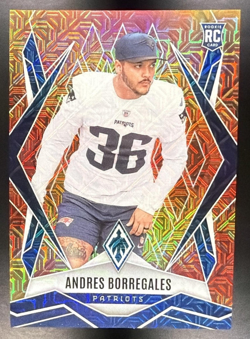 2025 Panini Phoenix Factory Set Andres Borregales #214 Rookies Fireburst /350 RC