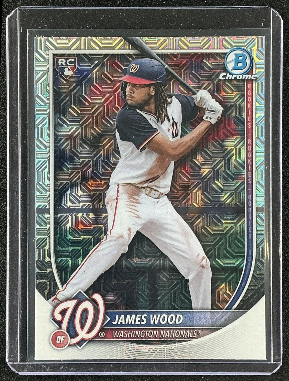 JAMES WOOD 2025 BOWMAN #29 MEGA BOX REFRACTOR RC NATIONALS