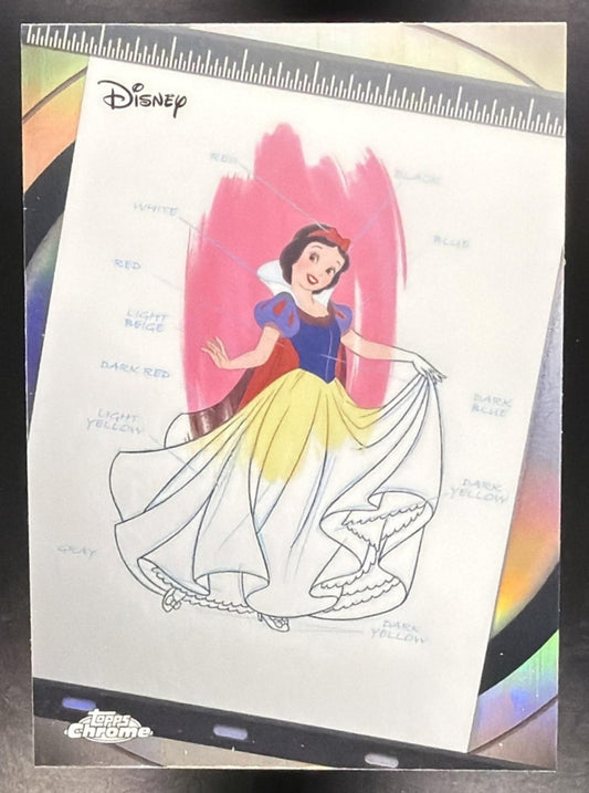 SNOW WHITE 2026 TOPPS CHROME DISNEY #I&P-1 INK & PAINT AND THE SEVEN DWARFS