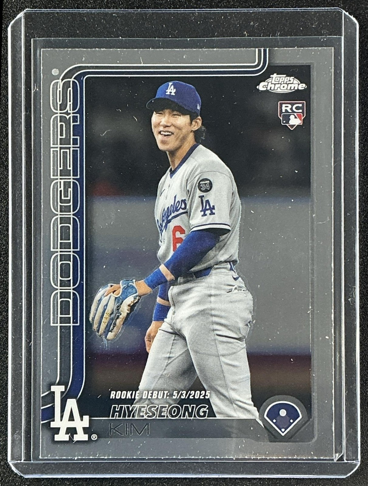 HYESEONG KIM 2025 TOPPS CHROME UPDATE #USC149 RC DODGERS