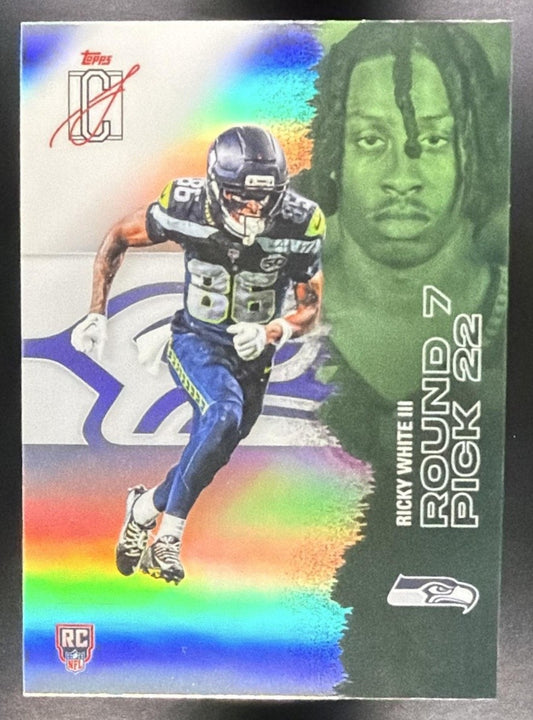 2025 Topps Signature Class Ricky White III Chrome Rookie Pandora Refractor RC