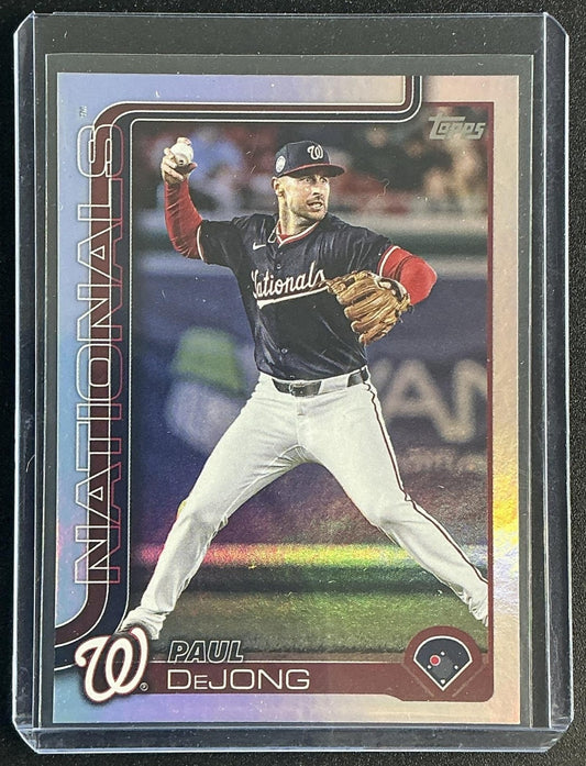 PAUL DEJONG 2025 TOPPS UPDATE #US101 HOLO FOIL NATIONALS