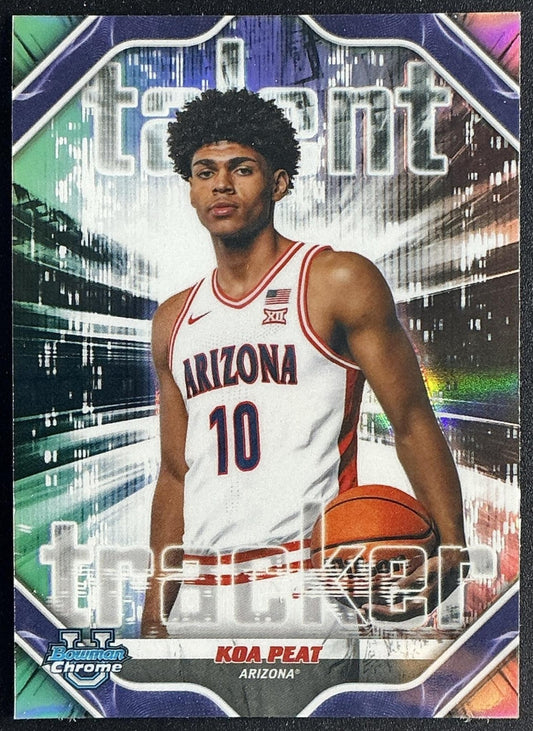 KOA PEAT 2025-26 BOWMAN #TT-3 TALENT TRACKER CHROME REFRACTOR WILDCATS