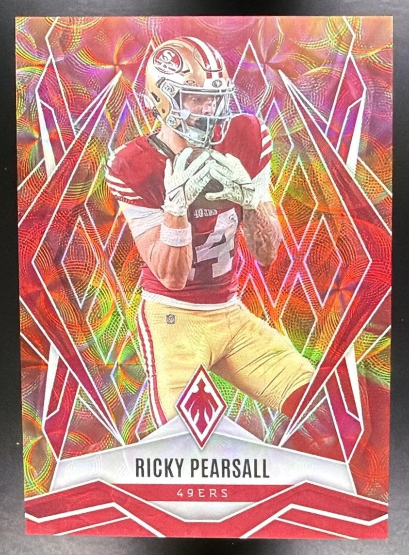 RICKY PEARSALL 2025 PANINI PHOENIX FACTORY SET #115 FIREBURST /350 49ERS