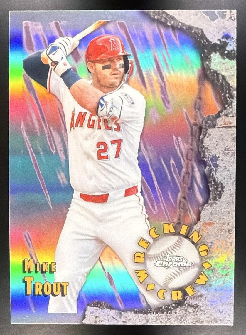 MIKE TROUT 2026 TOPPS CHROME #WC-18 WRECKING CREW ANGELS