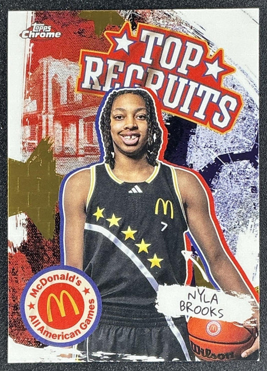 NYLA BROOKS 2025 TOPPS CHROME MCDONALD'S ALL-AMERICAN #TP-26 TOP RECRUITS