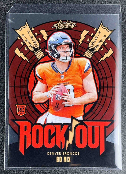 BO NIX 2024 PANINI ABSOLUTE #RO-BNX ROCK OUT RC BRONCOS