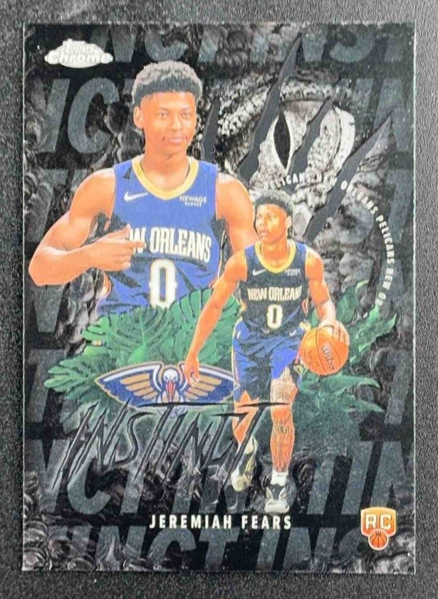 JEREMIAH FEARS 2025-26 TOPPS CHROME #INS-17 INSTINCT RC PELICANS