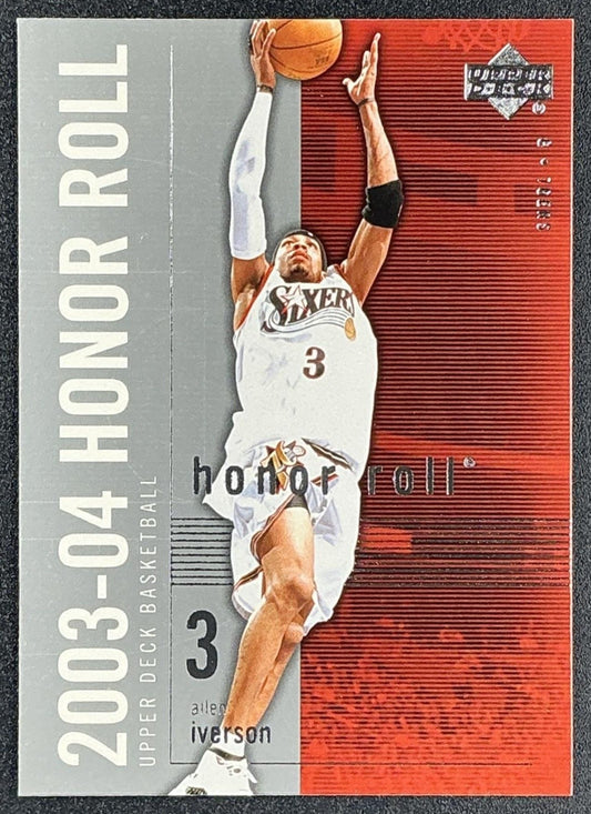 ALLEN IVERSON 2003-04 UPPER DECK HONOR ROLL #64 76ERS