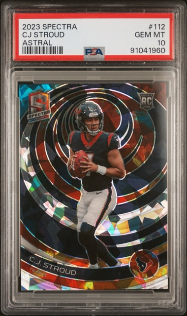 C.J. Stroud 2023 Spectra Astral #112 RC PSA 10 GEM MT