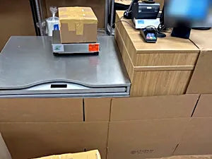 Viktor's collection at the packing station, processed for same-day payment